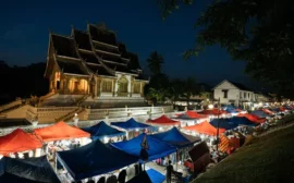 Marché de nuit Luang Prabang