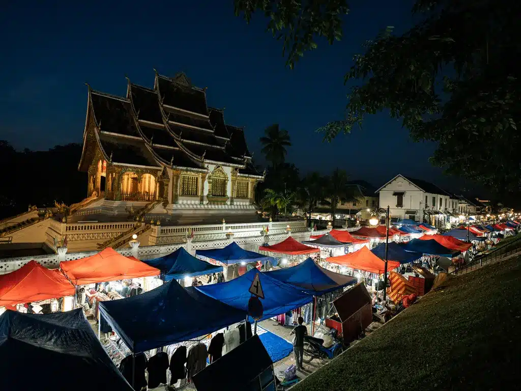 Marché de nuit Luang Prabang